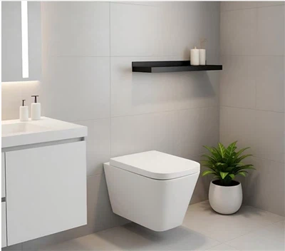 Fürdőszoba Falra akasztható WC